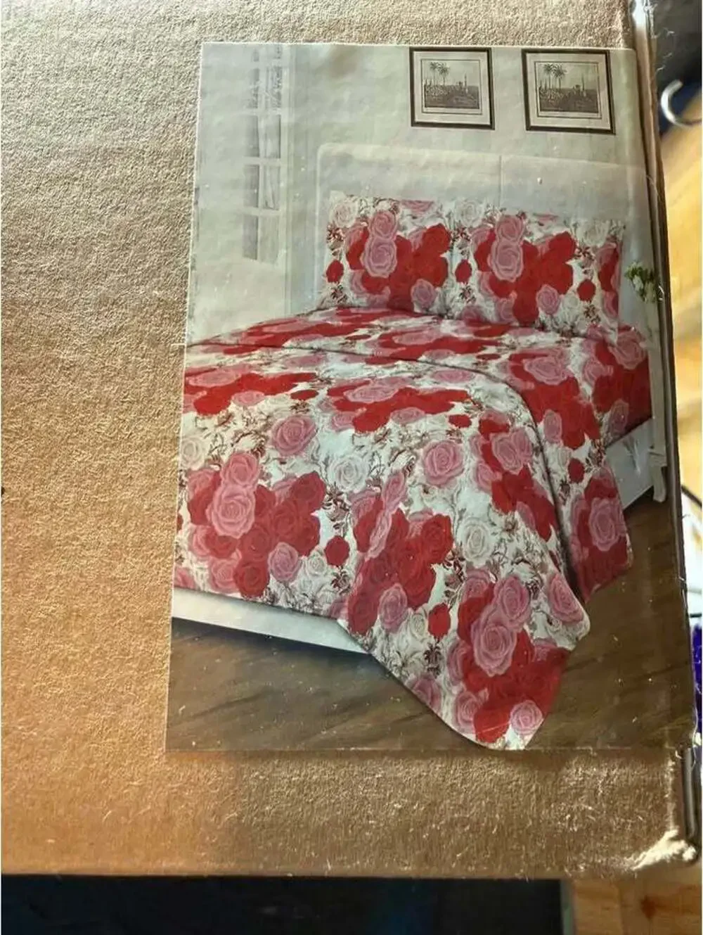 Tree organic floral sheet set king size 2000